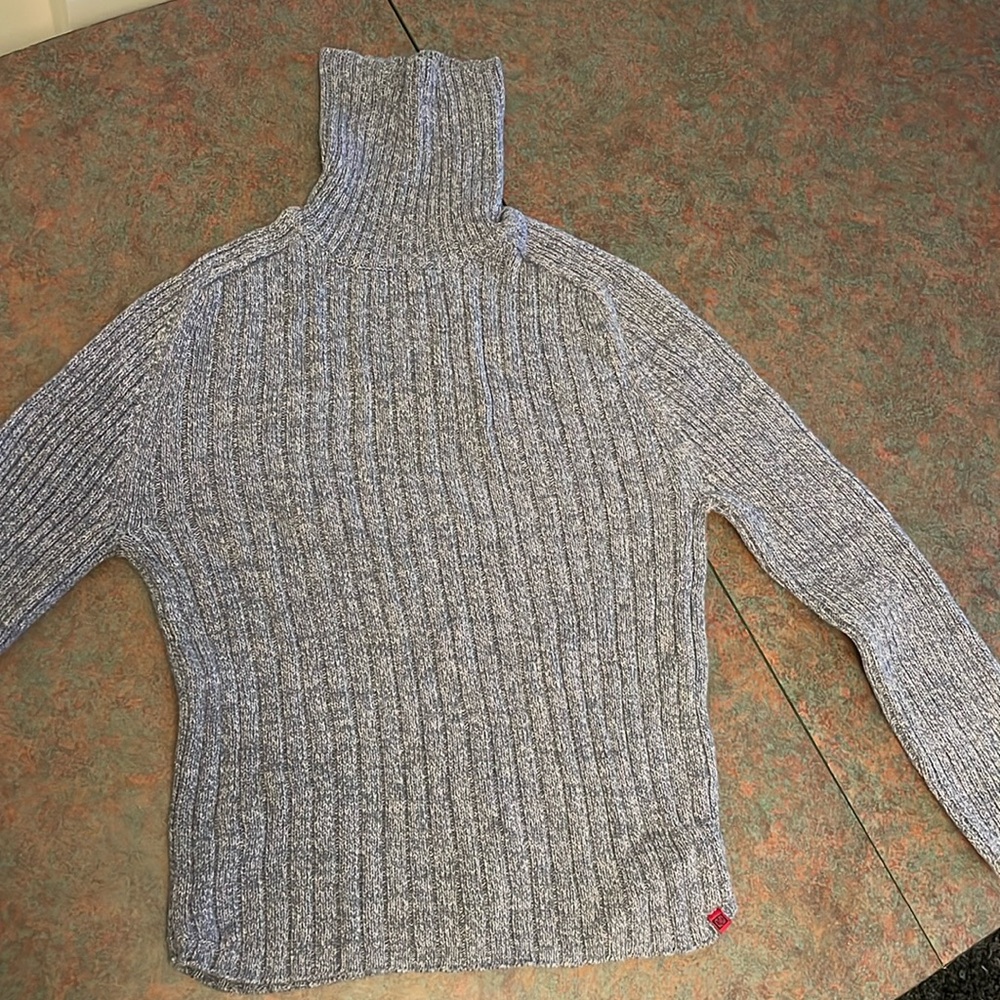 Women’s blue BUM Equipment turtleneck sweater